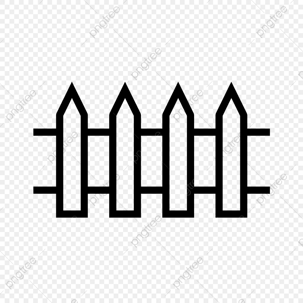 Vector Fence Icon, Fence, Garden, Wood Png And Vector 1024x1024 Vector Fence Icon, Fence, Garden, Wood Png And Vector