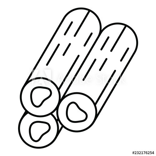 Vector Wood Icon In Creative Design With Elements For Mobile 500x500 Vector Wood Icon In Creative Design With Elements For Mobile