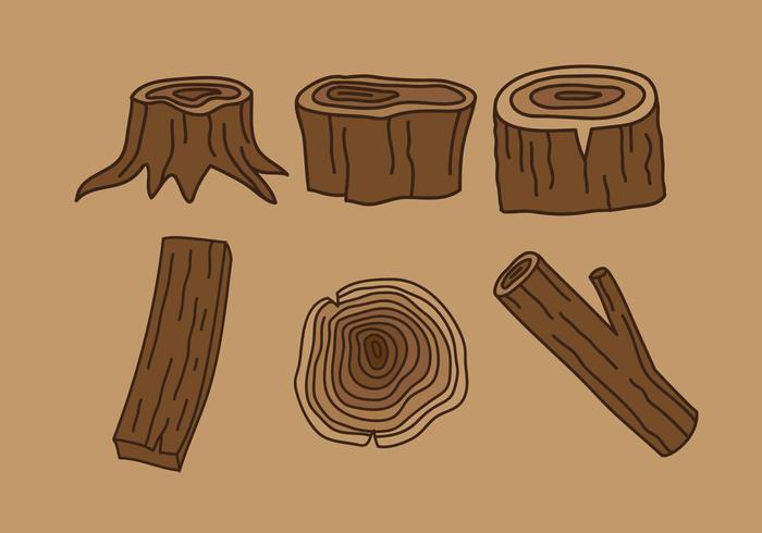 Wood Logs Free Vector Art 700x490 Wood Logs Free Vector Art