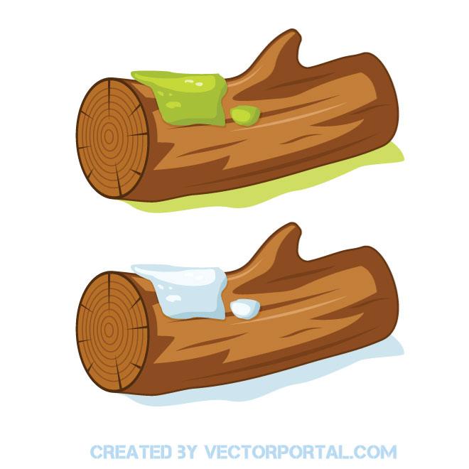 Wood Logs Vector Image 660x660 Wood Logs Vector Image