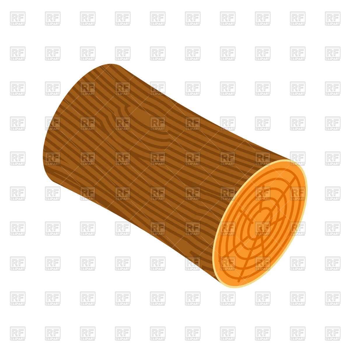 Wooden Log On White Background Vector Image Of Objects 1200x1200 Wooden Log On White Background Vector Image Of Objects