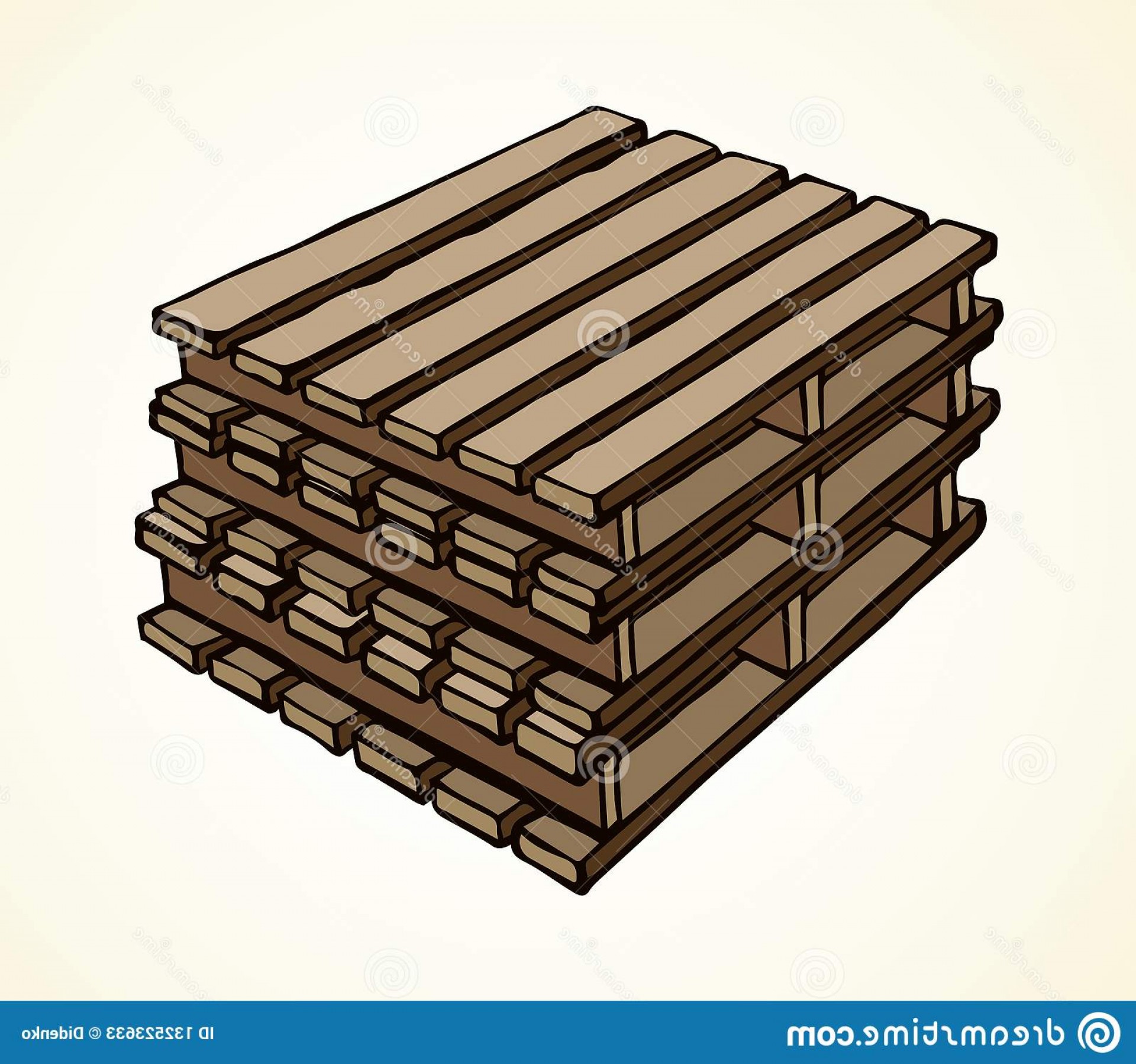 Wood Pallet Vector at Collection of Wood Pallet
