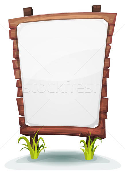 White Paper Sign On Wood Panel Vector Illustration Benoit 435x600 White Paper Sign On Wood Panel Vector Illustration Benoit