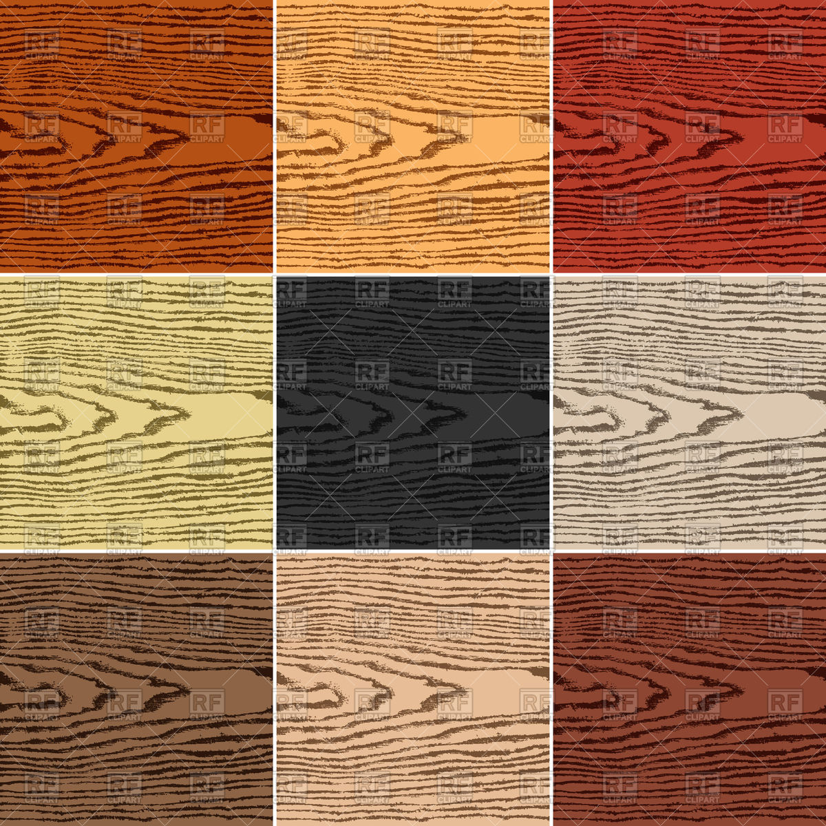 1200x1200 Set Of Realistic Wood Plank Vector Image Of Backgrounds, Textures