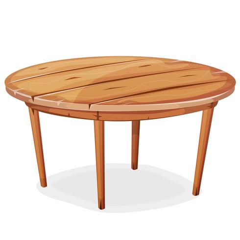 Wood Table Vector