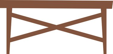 379x184 Wood Table Vector Illustration Stock Vectors