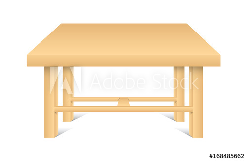 500x327 Wooden Table Vector Shape