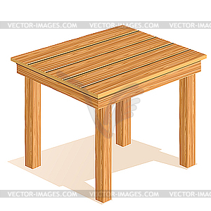 300x300 Wooden Table
