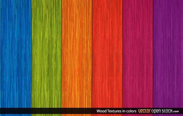 600x380 Colorful Wooden Texture Background Vector Free Download