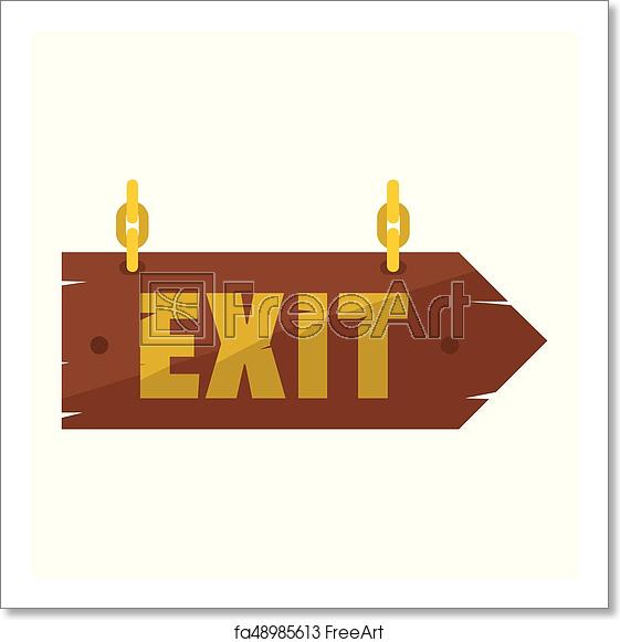 561x581 Free Art Print Of Wooden Signboards, Wood Arrow Sign Set Empty