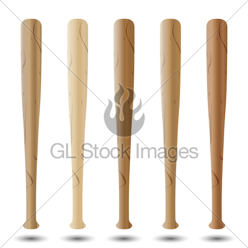 Set Of Baseball Bats, Vector Illustration Gl Stock Images 500x500 Set Of Baseball Bats, Vector Illustration Gl Stock Images
