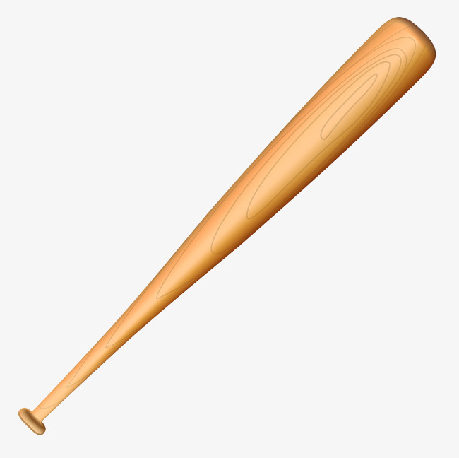 Wooden Baseball Bat Vector at Vectorified.com | Collection of Wooden ...