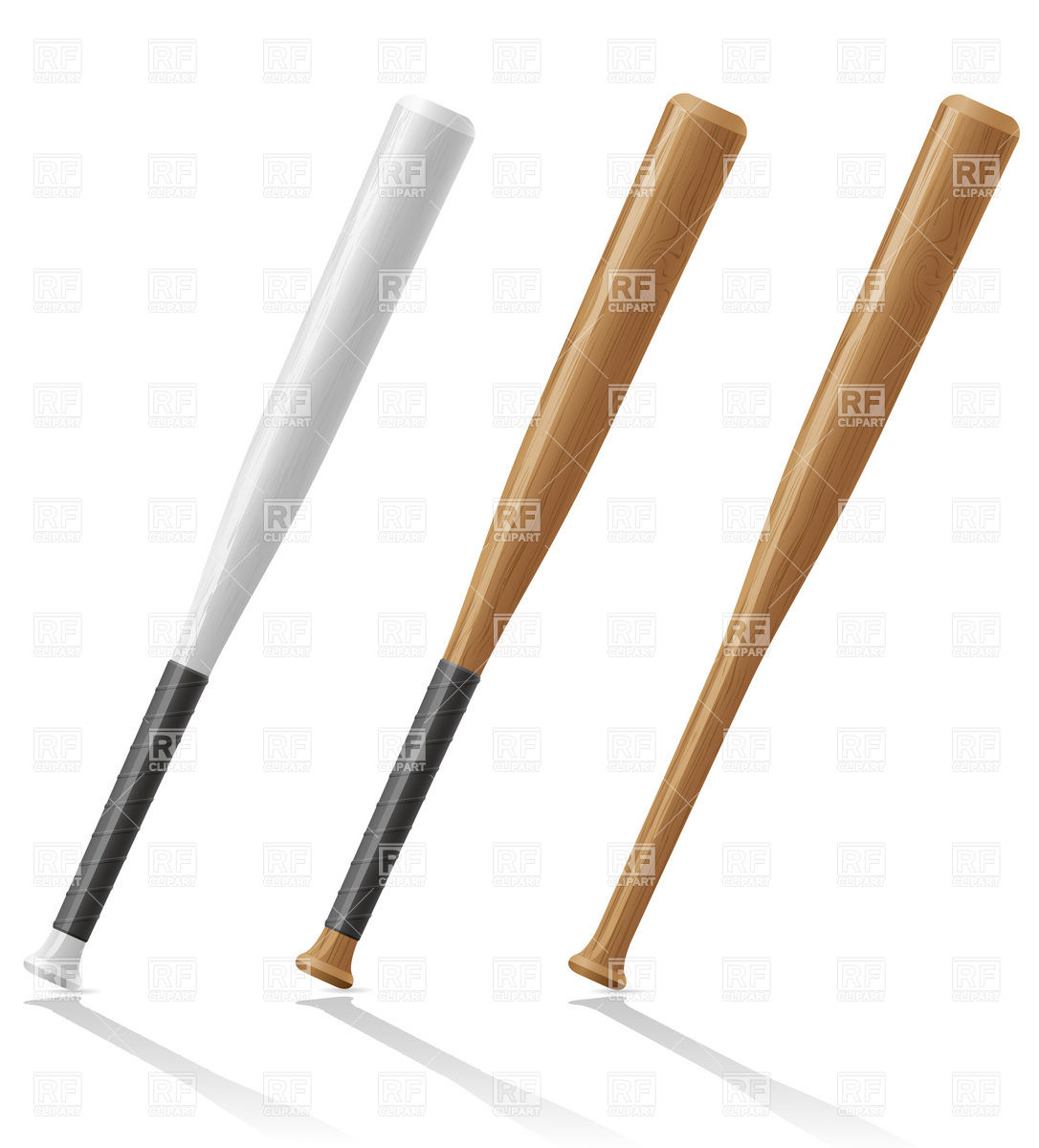 Wooden And White Baseball Bats Cartoon Vector Image Of Sport 1086x1200 Wooden And White Baseball Bats Cartoon Vector Image Of Sport
