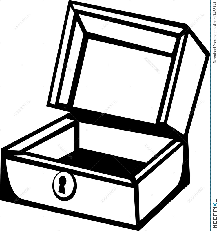 756x800 Wooden Box Vector Illustration Illustration