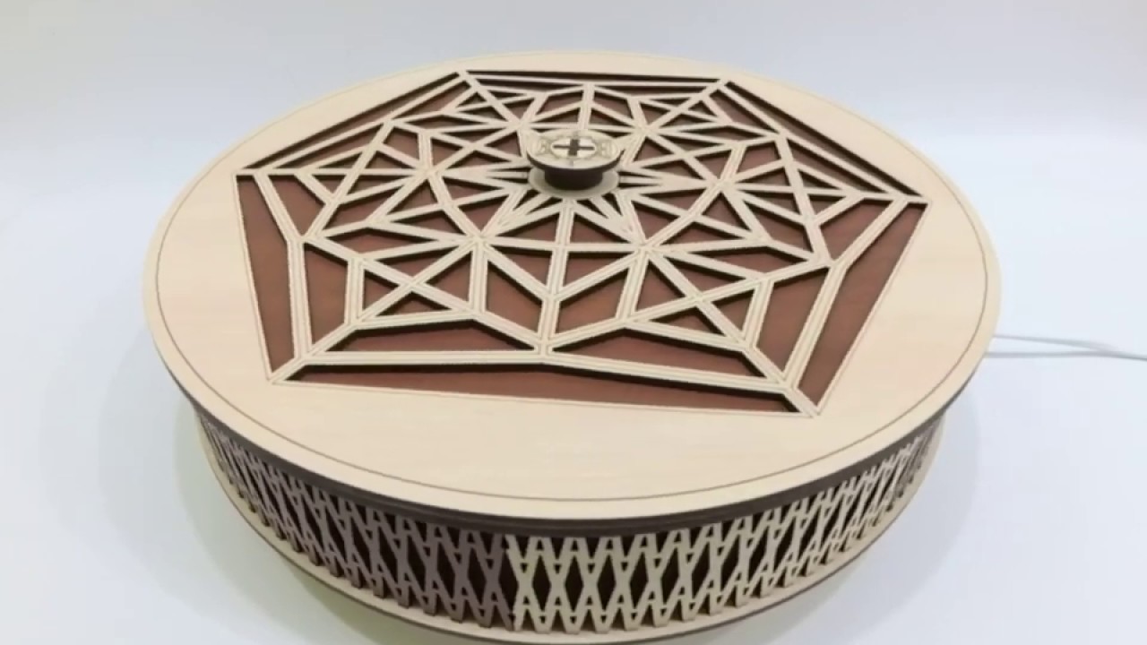 1280x720 Wooden Box, Gift Box Laser Cut, Box Vector Plan, Plywood Box