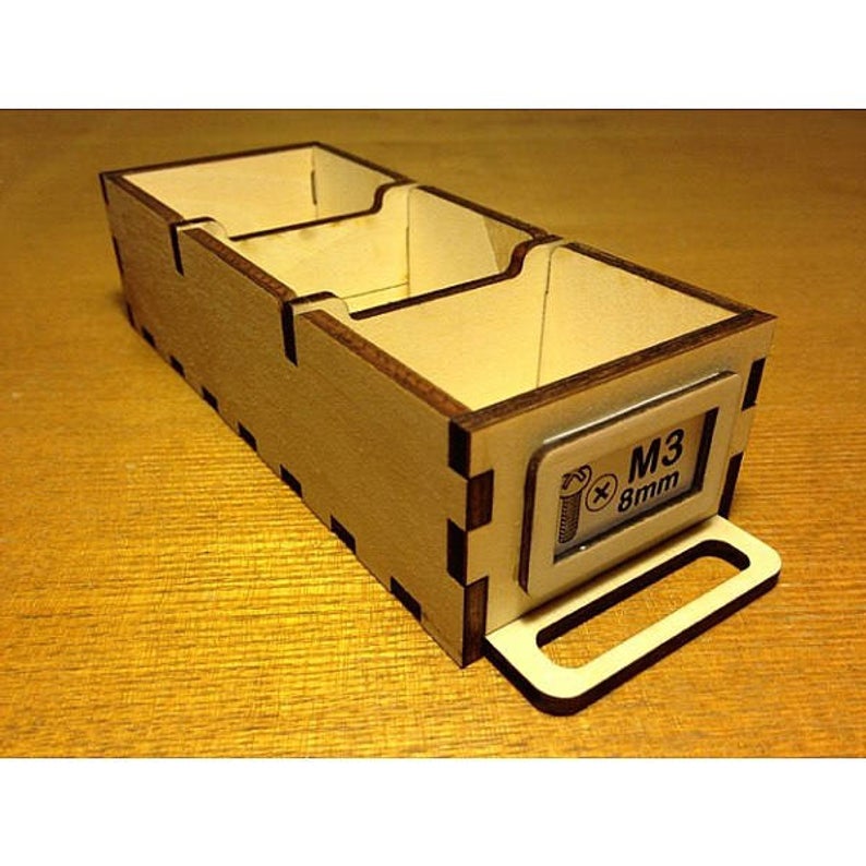 794x794 Wooden Organizer Wood Wooden Box Vector Graphicslaserdxf Etsy