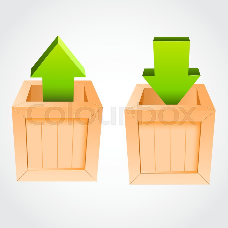 Upload Download Vector Wooden Box Stock Vector Colourbox 800x799 Upload Download Vector Wooden Box Stock Vector Colourbox