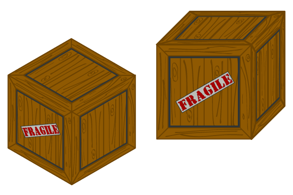 Wooden Crate Vector 600x400 Wooden Crate Vector