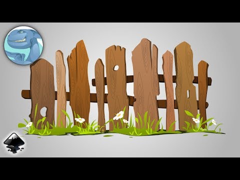 Repeat Old Wooden Fence Vector Drawing With Inkscape 480x360 Repeat Old Wooden Fence Vector Drawing With Inkscape