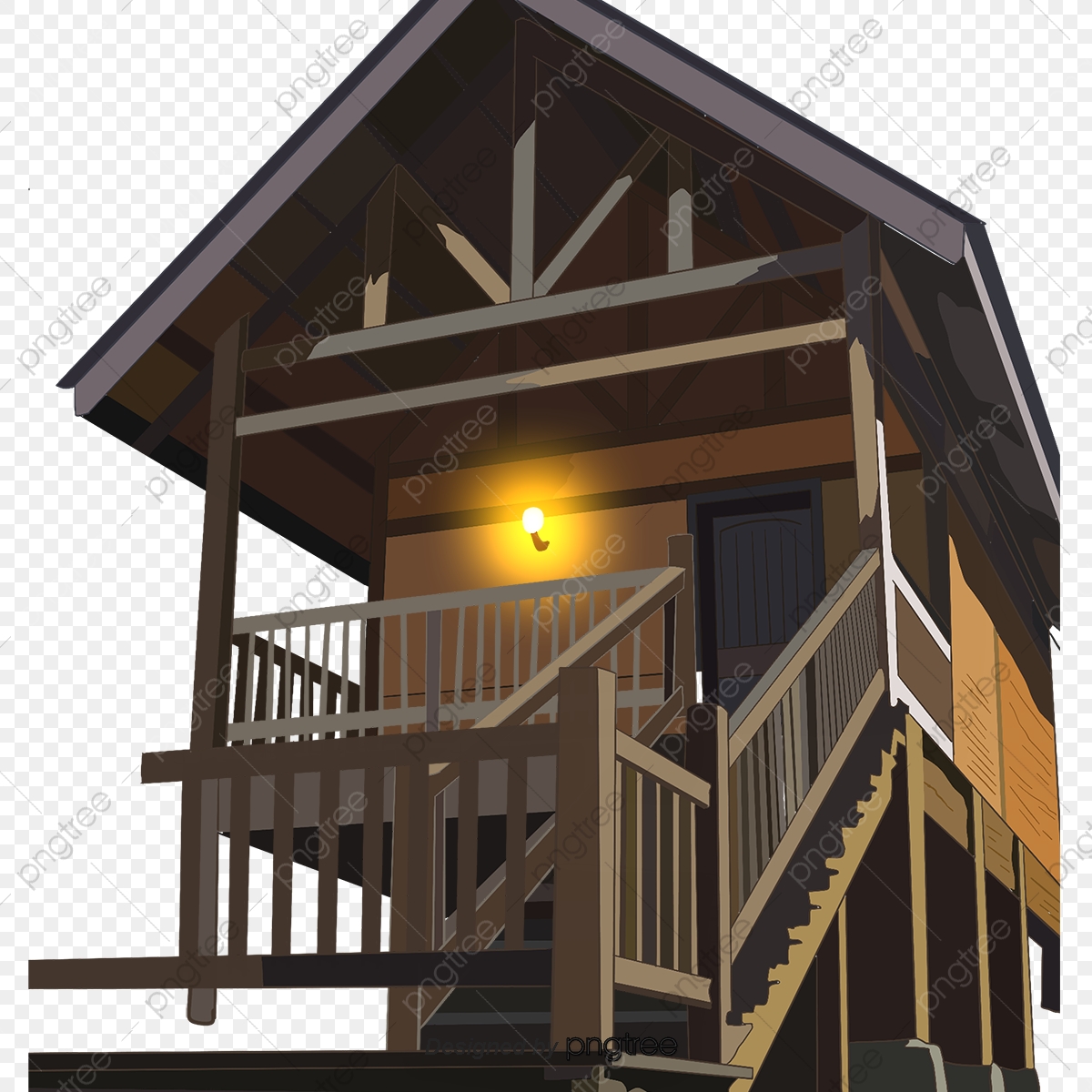 1200x1200 Vector Wood House, Wood Vector, House Vector, Hand Painted Wooden