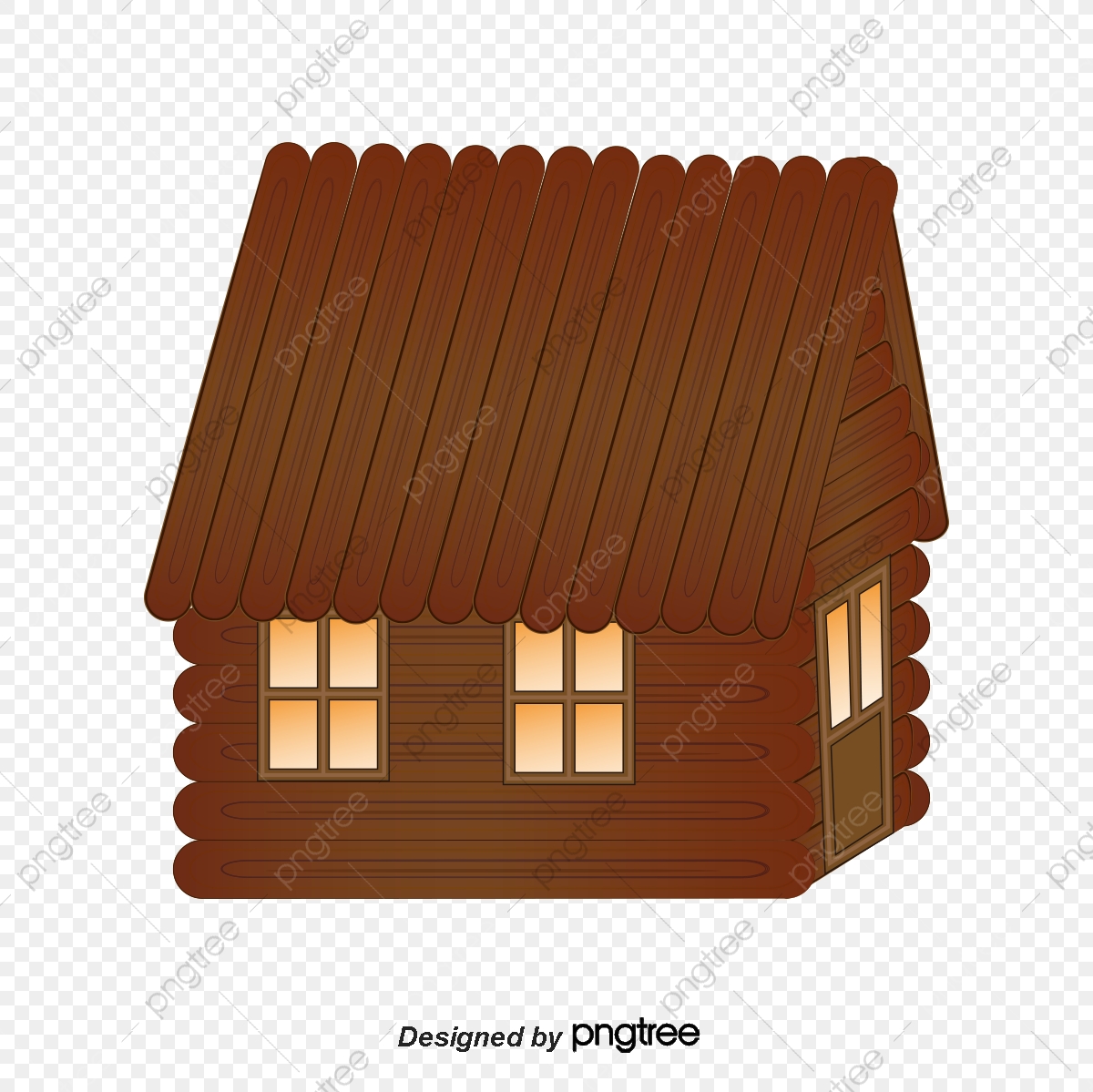 1200x1199 Vector Wooden House, House Vector, Cottage, Yellow Png And Vector