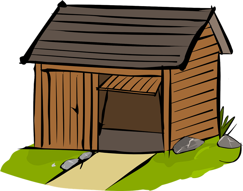 800x629 Wooden House Vector Library Png Files, Free Clip Art Download