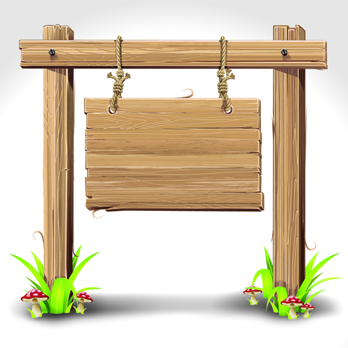 500x500 Vector Wooden Signs Design Elements Over Millions Vectors
