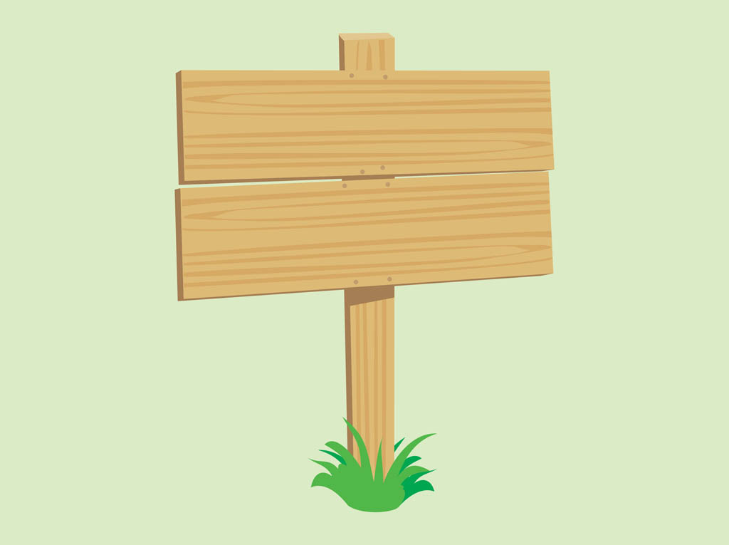 1024x765 Wooden Sign Vector Art Graphics
