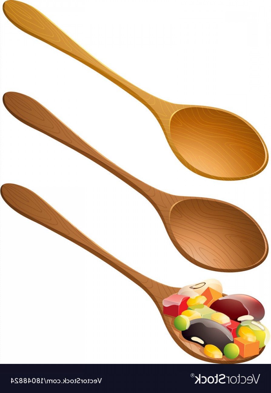 894x1296 Wooden Spoons With Mixed Fruit Vector Newwaysys