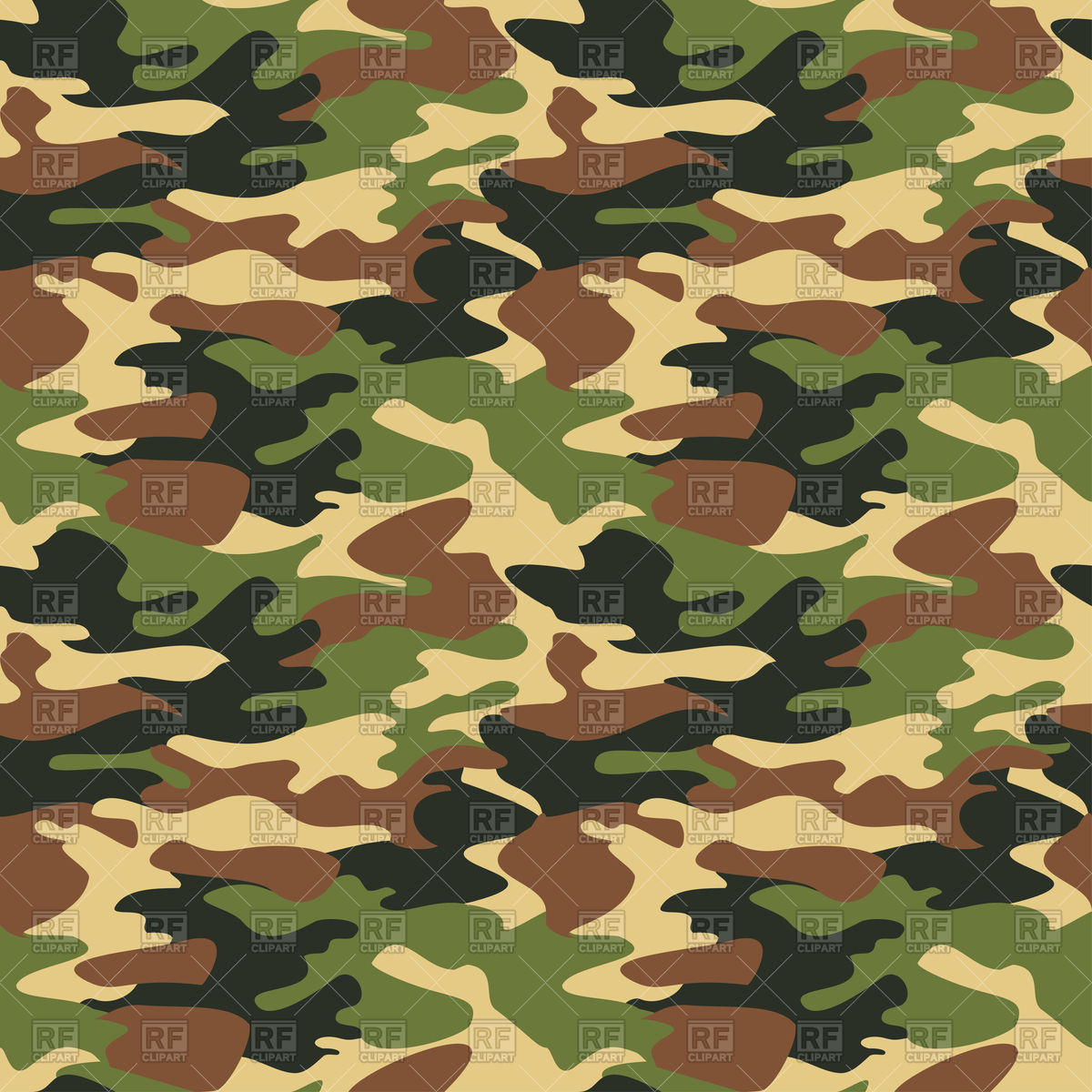 Woodland Camo Vector at Vectorified.com | Collection of Woodland Camo ...