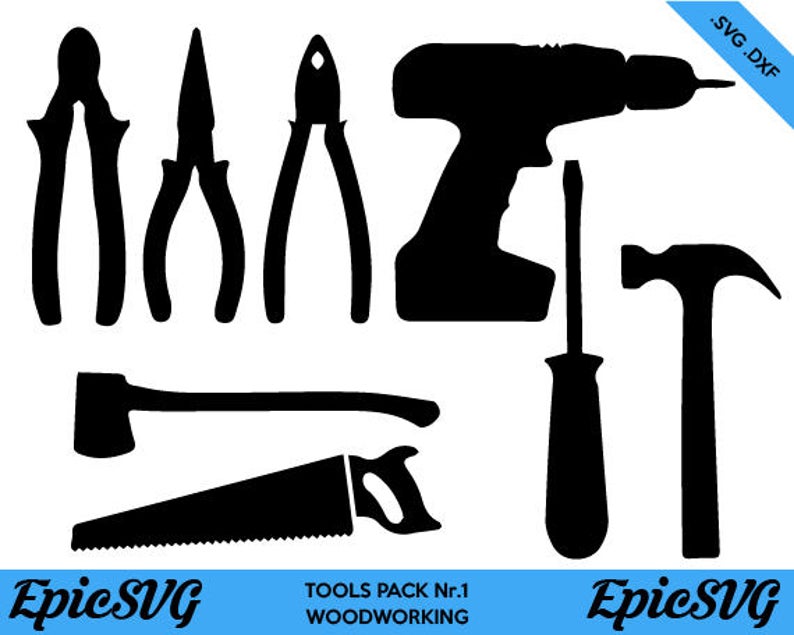 Woodworking Tools Dxf Clipart Vector Graphic Tools Etsy 794x635 Woodworking Tools Dxf Clipart Vector Graphic Tools Etsy