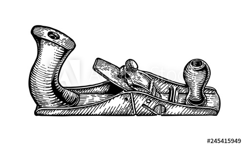 500x300 Carpentry Jointer Plane Woodworking, Woodwork, Joinery Vintage