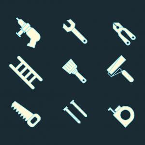 300x300 Ladder And Woodworking Tools Vector Soidergi