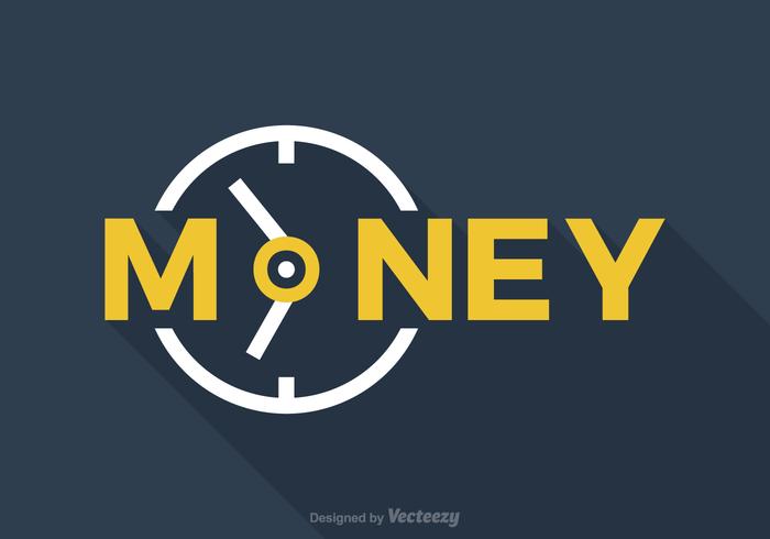 700x490 Time Is Money Vector Word Art