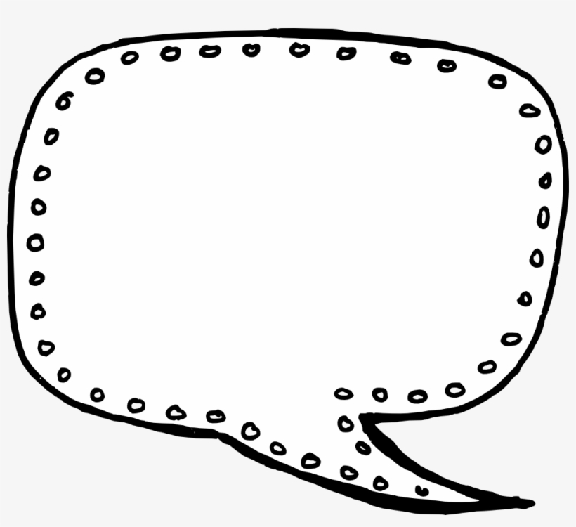 820x750 Hand Drawn Comic Speech Bubbles Vector Png