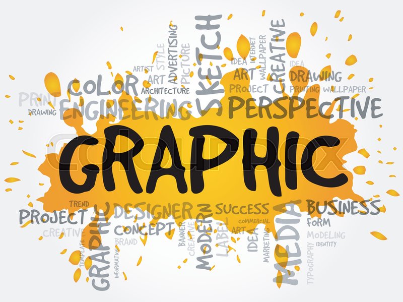 800x599 Graphic Word Cloud, Creative Business Stock Vector Colourbox