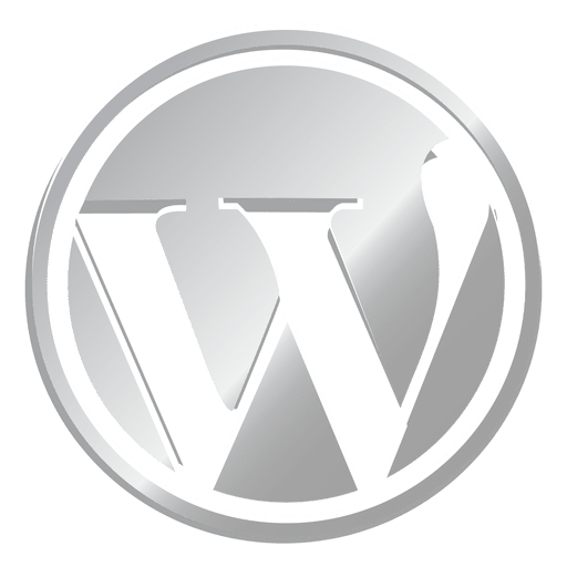 512x512 Wordpress Silver Icon