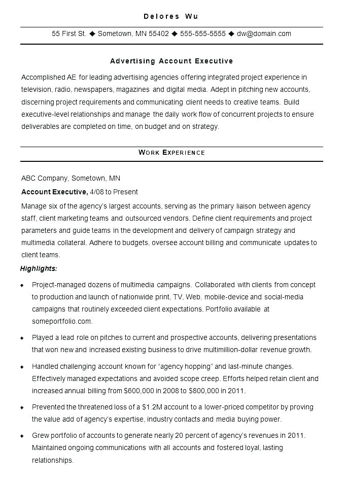 680x950 National Account Executive Resume Senior Manager Job Description