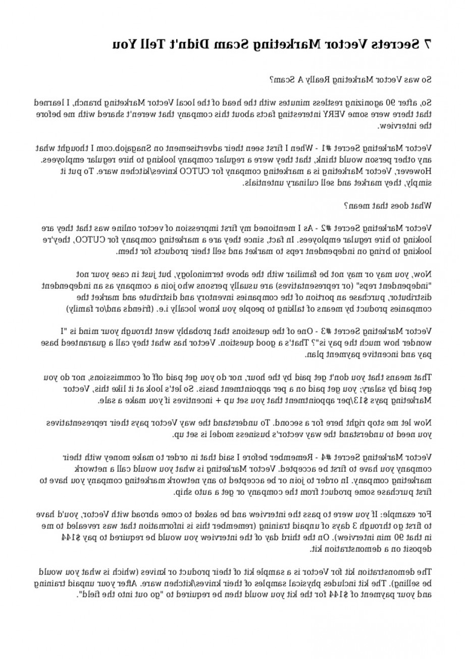 921x1304 Secrets Vector Marketing Scam Didnt Tell You Cqrecords