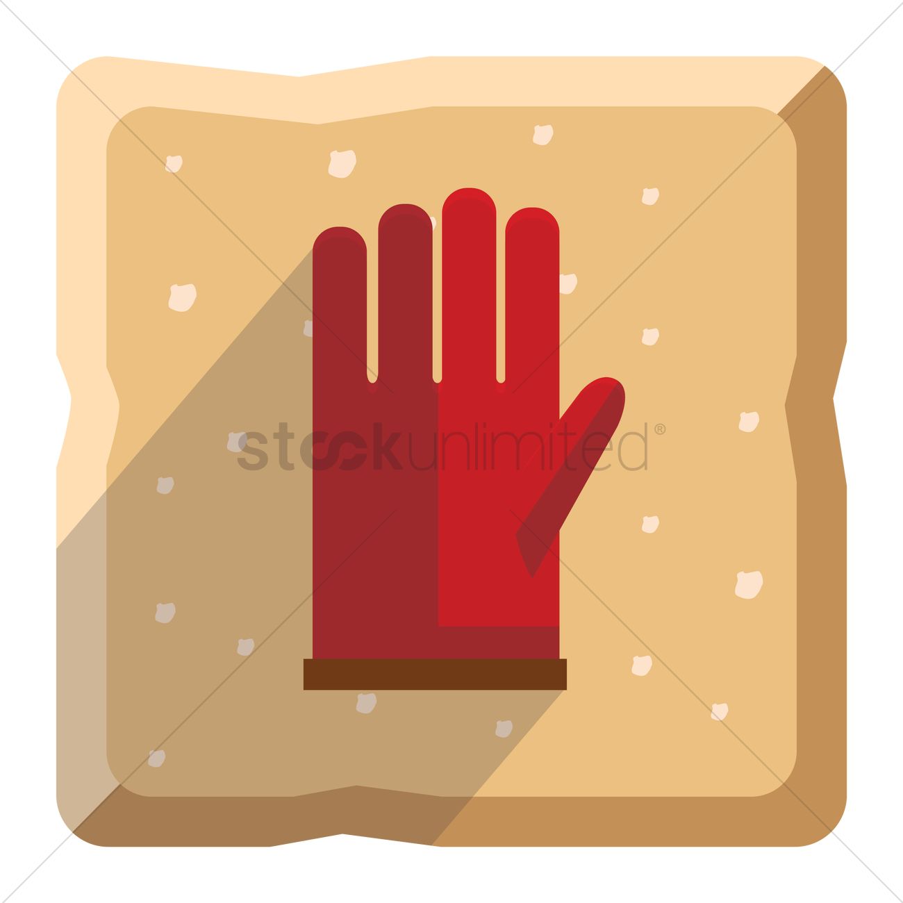 1300x1300 Work Gloves Vector Image
