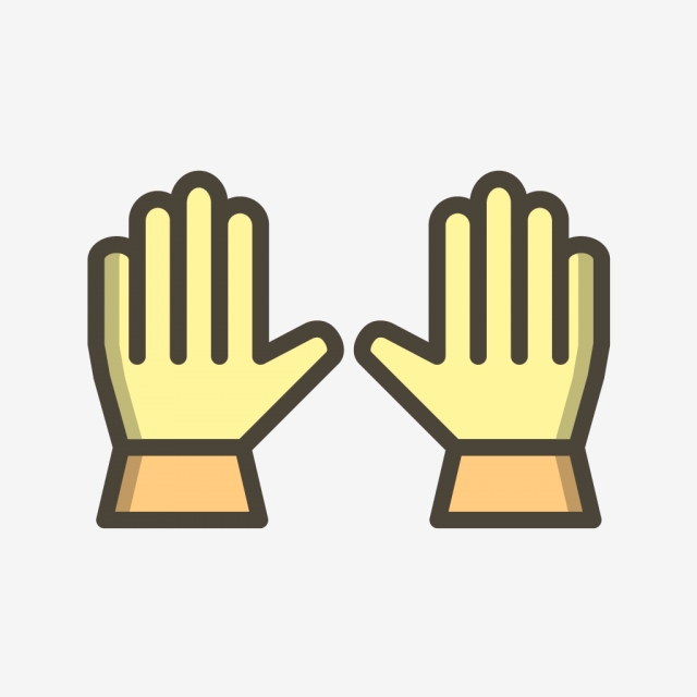 640x640 Gloves Vector Icon, Gloves Icon, Working Gloves Icon, Work Icon
