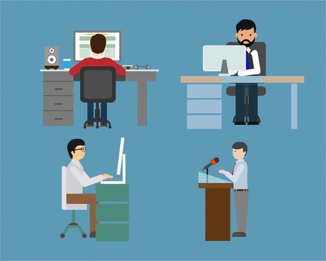 460x368 Work Free Vector Download