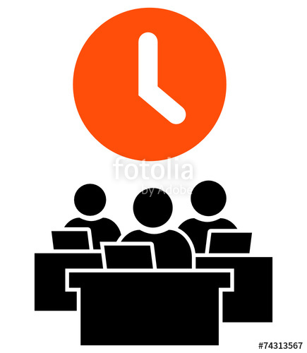 435x500 Workday Icon Stock Image And Royalty Free Vector On Fotolia