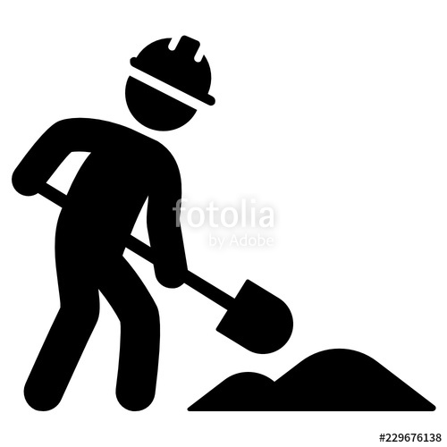 500x500 Worker Vector Icon Stock Image And Royalty Free Vector
