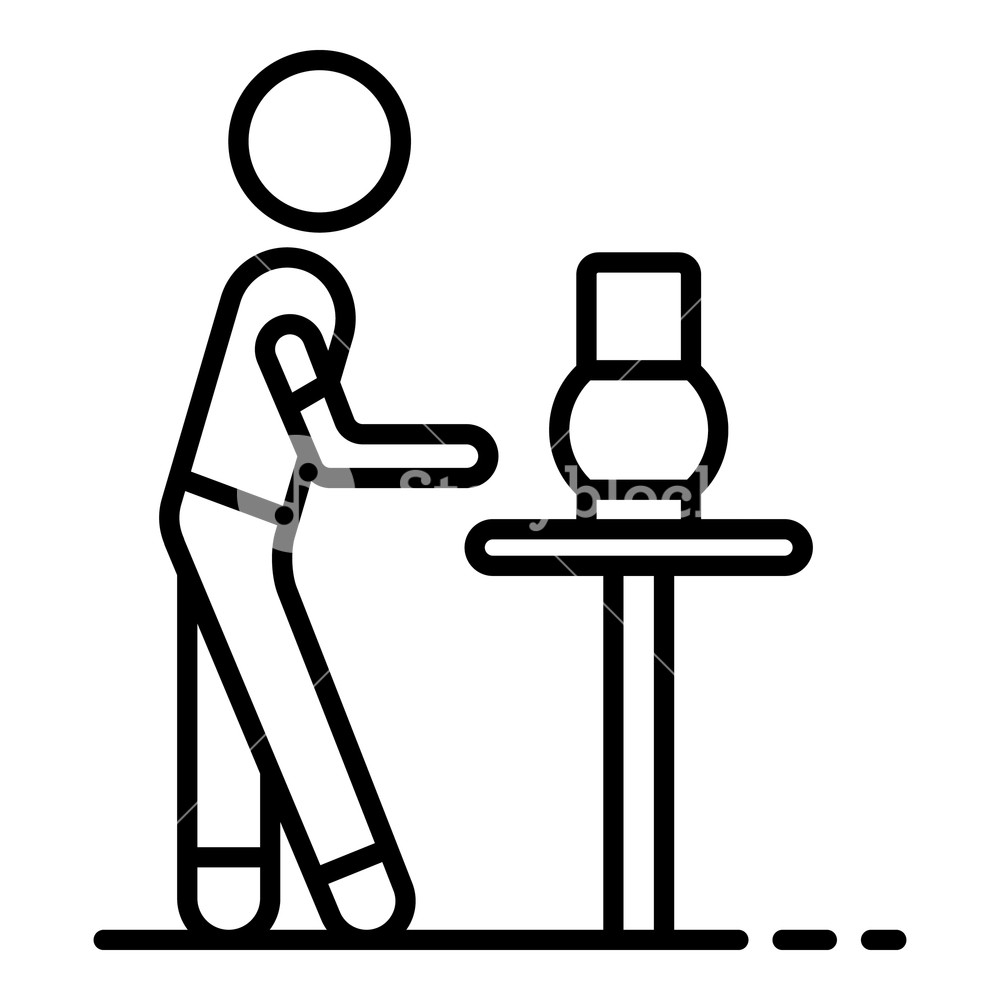 1000x1000 Potter Workshop Icon Outline Potter Workshop Vector Icon For Web