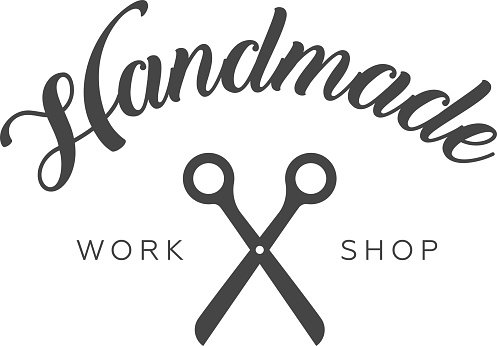 497x346 Handmade Workshop Logo Vintage Vector Premium Clipart