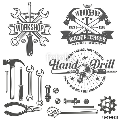 500x500 Workshop Logo Stock Image And Royalty Free Vector