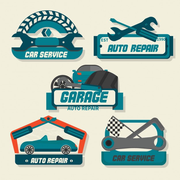 626x626 Auto Repair Logos Vector Free Download
