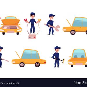 300x300 Mechanic Car Service Repair Maintenance Workshop Vector Createmepink