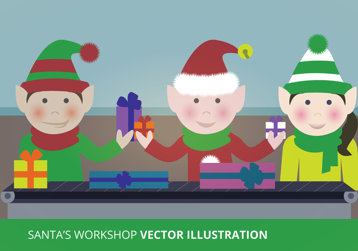 700x490 Santa's Workshop Vector
